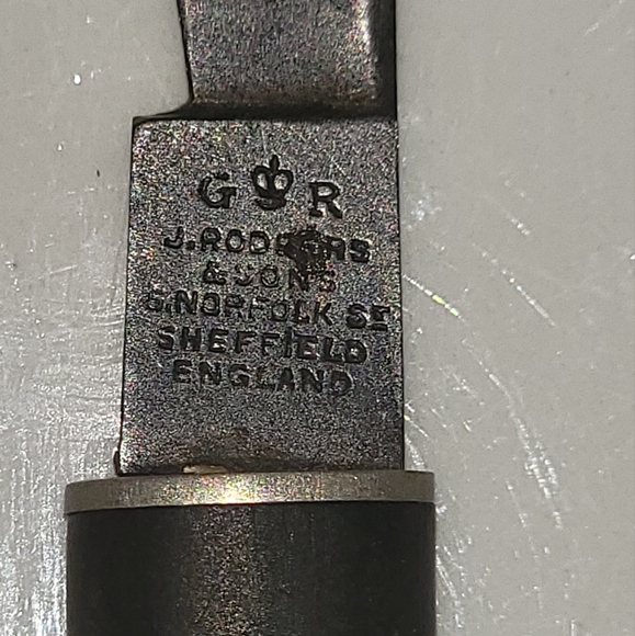 RARE Antique J. Rodgers & Sons Ink Scraper - Picture 2 of 6